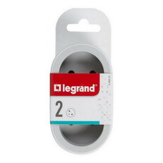 ROZBOČOVAČ 2X2P+T BÍLÁ/ŠEDÁ LEGRAND 049431 (zloděj)