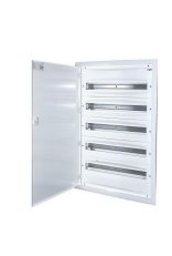 Zapuštěná rozvodnice s plechovými dvířky ERP24-5 120M (5x24) IP40 ETI 001101296