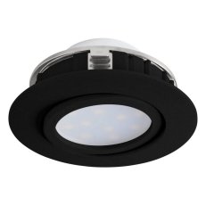 Zápustné svítidlo PINEDA LED d84 černá 5,5W IP20 EGLO 900748