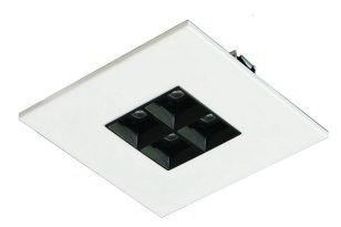 MODUS ESD1000 LED 830 vestavný bílý čtverec 180x180mm černý refl. opt.50° 350mA
