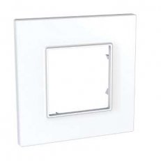 Unica Quadro Krycí rámeček jednonásobný, Polar SCHNEIDER MGU2.702.18
