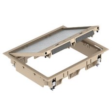 OBO GES6 U 1019 Přístrojová jednotka pro montáž kanálů 273x220x61 šedobéžová