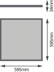 LED panel LEDVANCE 4IN1 600 600 32 W 3000 K