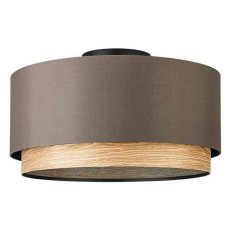 Stropní svítidlo MARCHENA 1xE27 cappuccino/černá 40W IP20 EGLO 390117