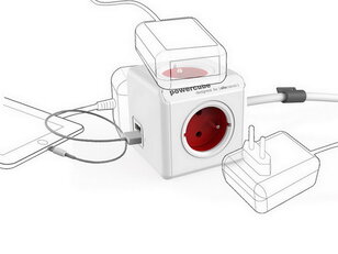 PowerCube EXTENDED USB červená