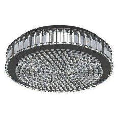 Stropní svítidlo BALPARDA LED 410 černá/křišťál 23,5W IP20 EGLO 390248