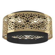 Stropní svítidlo SANDBACH 1xE27 černá/mosaz 1X40W IP20 EGLO 43979