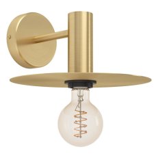 Nástěnné svítidlo ESCANDELL E27 kartáčovaná mosaz/černá 1X40W IP20 EGLO 900733