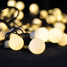 LED 2v1 venkovní vánoční řetěz koule 100LED RGB+bílá 10m 8 funkcí IP44 1V08-RGB