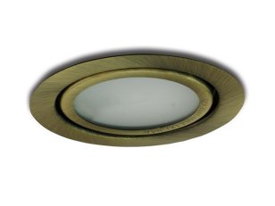Nábytkové svítidlo NP zapuštěný hal. zlato antik PANLUX NPZ-G420/ZA
