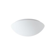 Přisazené svítidlo se skleněným stínidlem OSMONT AURA 8 10W IP44 E27 PIR bílá