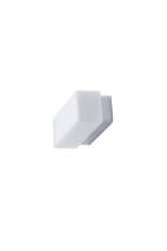Přisazené LED svítidlo se skleněným stínidlem FLORA 1 7W IP43II 4K stříbro