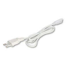Napájecí kabel 230 V 2 x 0,5 mm2 s plochou EU vidlicí bílý délka 1,2 m