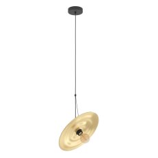 Závěsné svítidlo LINTMILL E27 černá/mosaz 1X40W IP20 EGLO 44029