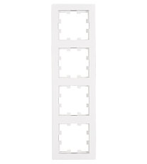 Krycí rámeček 4násobný, bílý SCHRACK EV105304--