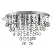 Stropní svítidlo LONDON chrom 5x40W E14 IP20 GLOBO 63040506
