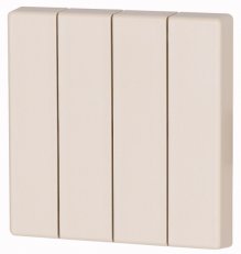 CWIZ-04/02 Kryt RF tlačítka 4x1/4 55x55mm Krémová matná Eaton 126051