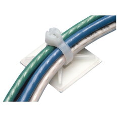 Sokl pro kabelové vázací pásky SCREW / ADHESIVE SOCKET 19X19 BK LAPP 61718611