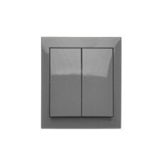 Spínač sériový 2 násobný (přístroj s kry