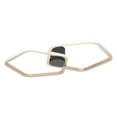 Stropní svítidlo ESTRELLA LED-CCT 20W IP20 matný bronz/černá EGLO 390506