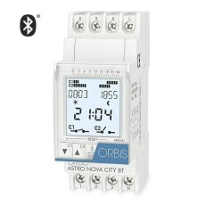 Hodiny spínací ORBIS ASTRO NOVA CITY BLUETOOTH, dig., ASTRONOM., 2kan., 2mod.