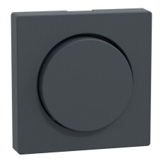 Centrální deska, Merten System M, s otočným knoflíkem, antracit, matný plast