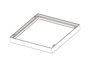 KOVOVÝ RÁM 600x600 pro přisazenou montáž vestavných LED panelů PANLUX PN22900013