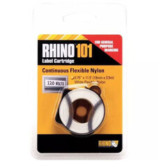 RHINO 101 nylonová bílá páska šíře 19mm samolepicí, návin 3,5m S0810090