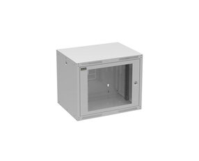 Nástěnný nýtovaný rozvaděč GrandN DUO 9U s prosklenými dveřmi,hl.450mm 83000383