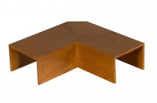 Úhel plochý 15x10mm, imitace dřeva tmavá MALPRO 11510-8835