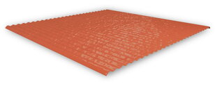 SingleHook FlatTile sheet metal, RED