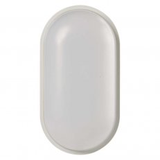LED NÁSTĚNNÉ SV. OVÁL BÍLÁ IP65 20W WW