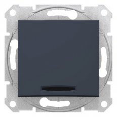 Sedna Spínač se signalizační kontrolkou řazení 1Ss Graphite SCHNEIDER SDN0400370