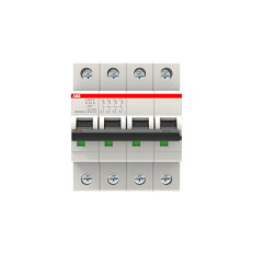 S204M-K63 4 fázový jistič 63 A char. K 10kA ABB 2CDS274001R0607