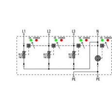 Přepěťová ochrana VPU AC II 3+1 300/50 WEIDMÜLLER 2591080000