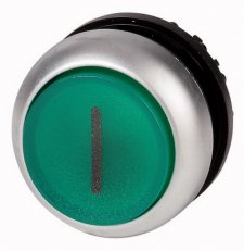 Eaton M22-DRLH-G-X1 Prosvětlená ovládací hlavice, zvýšené, aretace, I zelená
