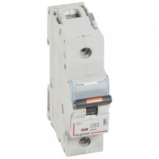 DX3 JISTIČ, 1 PÓLOVÝ, CHAR. C,63A 25KA LEGRAND 409761