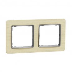 Sedna D/E Rámeček dvojnásobný, Bříza SCHNEIDER SDD380802