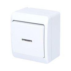 GALATEA IP44 Přepínač střídavý podsvětlený č.6So (bílá) FAMATEL 5341-02