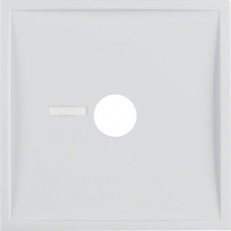 Centrální díl pro pneumatické tlačítko s čočkou, S.1/B.x, bílá, lesk 12368989