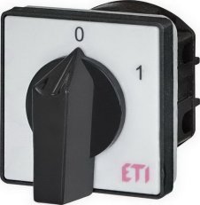 Vačkový spínač CS 25 91 U, 2p, 25A, '0-I' ETI 004773010