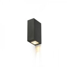 NICK II nástěnná černý elox 230V LED 2x3W 10° IP54 3000K RENDL R12828