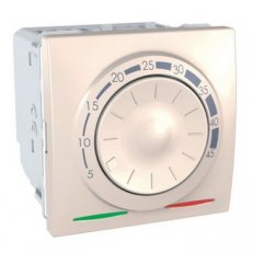 Unica Termostat pro podlahové vytápění otočný, Marfil SCHNEIDER MGU3.503.25