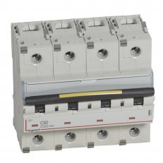DX3 JISTIČ, 4 PÓLOVÝ, CHAR. C,80A 10000A/16KA LEGRAND 409362