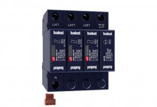 Svodič rázového přepětí HSA-385/3+1 M S SPD typ 2+3 HAKEL 27538