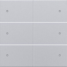 Středový kryt 6xbezpot.tlačítko 24V+LED-STERLING NIKO 121-60150
