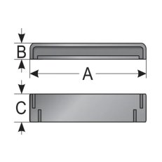 HS/B 36-48 clip type HS šedá MURRPLASTIK 83631216