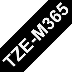 Páska BROTHER TZE-M365 (matný povrch), černá/bílá  (36mm, 8m)