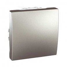Unica Spínač jednopólový, řazení 1, Aluminium SCHNEIDER MGU3.201.30