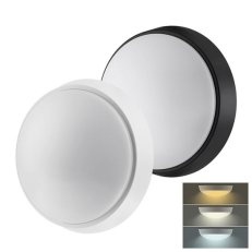 LED venkovní osvětlení s CCT 12W 900lm 22cm 2v1 bílý a černý kryt SOLIGHT WO778